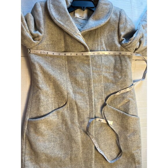 Wilfred Italy Wool Cashmere Cocoon Coat Jacket Womens M Grey - Picture 10 of 13